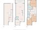 Detailed floor plan showcasing the layout of all three floors, including the garage and bedrooms at 1105 Venetian Harbor Ne Dr, St Petersburg, FL 33702