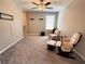 Bedroom with ceiling fan and rocking chair at 12717 Lemon Pepper Dr, Riverview, FL 33578