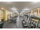 View of the gym, featuring exercise equipment like treadmills, stationary bikes, and weightlifting machines at 1610 Raena Dr # 204, Odessa, FL 33556