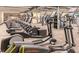 Well-equipped gym featuring a row of modern elliptical machines at 201 Kings Blvd # 19, Sun City Center, FL 33573