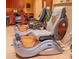 Modern pedicure chairs featuring built-in foot spas and comfortable seating at 201 Kings Blvd # 19, Sun City Center, FL 33573