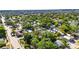 This home is in a lush, tree-filled neighborhood as seen in this overhead view with a red pin drop at 2920 N 11Th St, Tampa, FL 33605