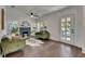 Inviting living room with hardwood floors, and fireplace at 2920 N 11Th St, Tampa, FL 33605