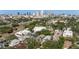 Aerial view showing the property's location with downtown skyline and nearby neighborhoods at 307 S Newport Ave, Tampa, FL 33606