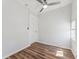 Bedroom features a ceiling fan and one window for natural light at 307 S Newport Ave, Tampa, FL 33606
