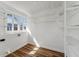Laundry room with shelving and a window for natural light and outdoor views at 307 S Newport Ave, Tampa, FL 33606