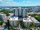 Scenic aerial view of the building showcasing its architecture, surrounding cityscape, and nearby streets at 400 4Th S Ave # 401, St Petersburg, FL 33701