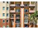 Close-up of condo balconies with seating, offering a relaxing outdoor living space at 5301 Gulf Blvd # B508, St Pete Beach, FL 33706
