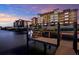 Waterfront condos featuring private boat docks and lush landscaping at 5301 Gulf Blvd # B508, St Pete Beach, FL 33706