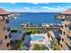 Stunning waterfront condo with a pool and boat dock, offering breathtaking views of the bay and ocean at 5301 Gulf Blvd # B508, St Pete Beach, FL 33706