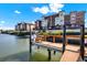 Charming waterfront condos with private boat docks and picturesque views from the dock at 5301 Gulf Blvd # B508, St Pete Beach, FL 33706