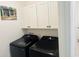 Convenient laundry area with top-of-the-line washer and dryer at 5981 Shorebird Br, Land O Lakes, FL 34638