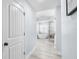 Bright bathroom featuring modern fixtures, a soaking tub, and walk-in shower at 7414 Mint Julep Dr, Riverview, FL 33578