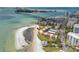 Stunning aerial view of beachfront condos located steps from the beautiful white sands at 865 S Gulfview Blvd # 306, Clearwater Beach, FL 33767