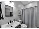Modern bathroom featuring sleek fixtures and a shower/tub at 9019 S County Line Rd, Lithia, FL 33547