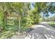 Scenic driveway leading to C&C Farm, surrounded by lush greenery and mature trees draped with Spanish moss at 9019 S County Line Rd, Lithia, FL 33547