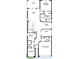 Detailed floor plan showcasing the layout of the home with a kitchen, bedrooms, living spaces, garage, and owner's retreat at 1828 27Th N Ave, St Petersburg, FL 33713