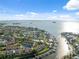 Waterfront condo community with boat docks and lush landscaping with views of the water at 2387 Hanover Dr # 2387, Dunedin, FL 34698