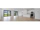 Bright living space featuring an open-concept design, tile floors, and a seamless flow to the kitchen at 2760 Winding Creek Trl, North Port, FL 34289