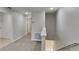 Upstairs hallway with carpet flooring and neutral wall color at 2837 Santego Bay Ct, Brandon, FL 33511