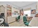 Versatile home office with built-in desks and shelves at 4973 60Th S Ave, St Petersburg, FL 33715