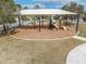 Shaded playground with swings and slides in a well-maintained community space at 7869 Timberview Loop, Wesley Chapel, FL 33545