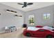 Creative bedroom with a car-shaped bed and decorative shelves at 8420 Dunham Station Dr, Tampa, FL 33647