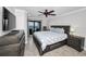 Main bedroom suite boasts calming beach views, private balcony and tv at 1270 Gulf Blvd # 501, Clearwater Beach, FL 33767