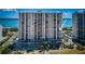 Beautiful high rise featuring a community pool, balconies, and stunning ocean views at 1270 Gulf Blvd # 501, Clearwater Beach, FL 33767