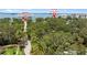 Charming neighborhood near bay overlooks park and marina, offering convenient access to waterfront amenities at 250 Aberdeen St, Dunedin, FL 34698