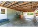 An open patio with an outdoor bar at 3319 Fox Ridge Blvd, Wesley Chapel, FL 33543