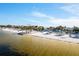Wide beach view showing plenty of recreation space for community members at 4256 Rudder Way, New Port Richey, FL 34652