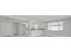 Bright living room featuring white cabinetry, gray flooring and granite countertops at 4256 Rudder Way, New Port Richey, FL 34652