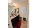 Bathroom featuring double sink vanity with modern fixtures and granite countertops at 724 15Th S Ave, St Petersburg, FL 33701