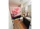 Bathroom featuring shower with cherry blossom curtain and granite vanity at 724 15Th S Ave, St Petersburg, FL 33701