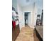 Open kitchen layout with stainless steel appliances, granite counters, and easy access to the laundry and storage areas at 724 15Th S Ave, St Petersburg, FL 33701