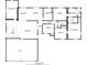 Floor plan showing the layout of the home at 7609 Barry Rd, Tampa, FL 33615