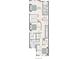 Detailed second-floor plan featuring bedrooms, bathrooms, and closet spaces for a functional layout at 807 E Ida St # 1, Tampa, FL 33603