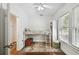 This bedroom offers great natural light, hardwood floors, and a comfortable layout at 811 E Flora St, Tampa, FL 33604