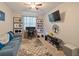 Comfortable office with record decor, providing an inspiring workspace at 10404 Scarlet Chase Dr, Riverview, FL 33569