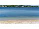 Calm lake view from the beach showing crystal clear water and homes along the opposite shore at 10609 Orange Grove Dr, Tampa, FL 33618