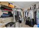 Spacious walk-in closet featuring well-organized shelving and hanging space for optimal storage at 2969 Talon Dr, Clearwater, FL 33761