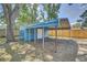 Metal carport structure featuring a durable roof and sturdy support beams at 3225 Bea Ct, Land O Lakes, FL 34639
