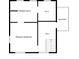 Floorplan illustration of the second level with primary bedroom, bath, and balcony at 3228 7Th N Ave, St Petersburg, FL 33713