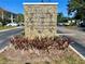 Clearview Oaks Condominium sign with manicured landscaping at 4001 58Th N St # 18, Kenneth City, FL 33709