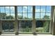 Bright window view overlooking a golf course and green space with scenic views of palm trees and blue skies at 4053 Rocky Shores Dr, Tampa, FL 33634