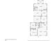 Detailed floor plan of the home, showcasing the layout of the rooms and living spaces at 419 40Th S Ave, St Petersburg, FL 33705
