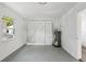 The garage area contains new epoxy floor, water heater, and garage door at 419 40Th S Ave, St Petersburg, FL 33705