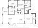 Detailed floor plan showing layout of the home with dimensions, and room names at 4732 W Wyoming Ave, Tampa, FL 33616