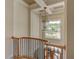 Open foyer showcasing coffered ceiling, decorative chandelier, and front door view at 4848 Quill Ct, Palm Harbor, FL 34685